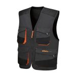 Colete Trabalho Leve 7867G Cinza/Laranja L