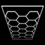 Conjunto Candeeiros Tecto Hexagonais