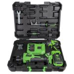 Kit Rebarbadora 125 + Berbequim Percussao 20V 1x4Ah