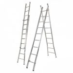 Escada Eco Dupla Degrau Redondo 2x3Mt